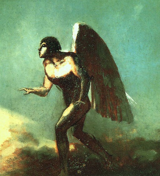 An artist’s depiction of a bird-man