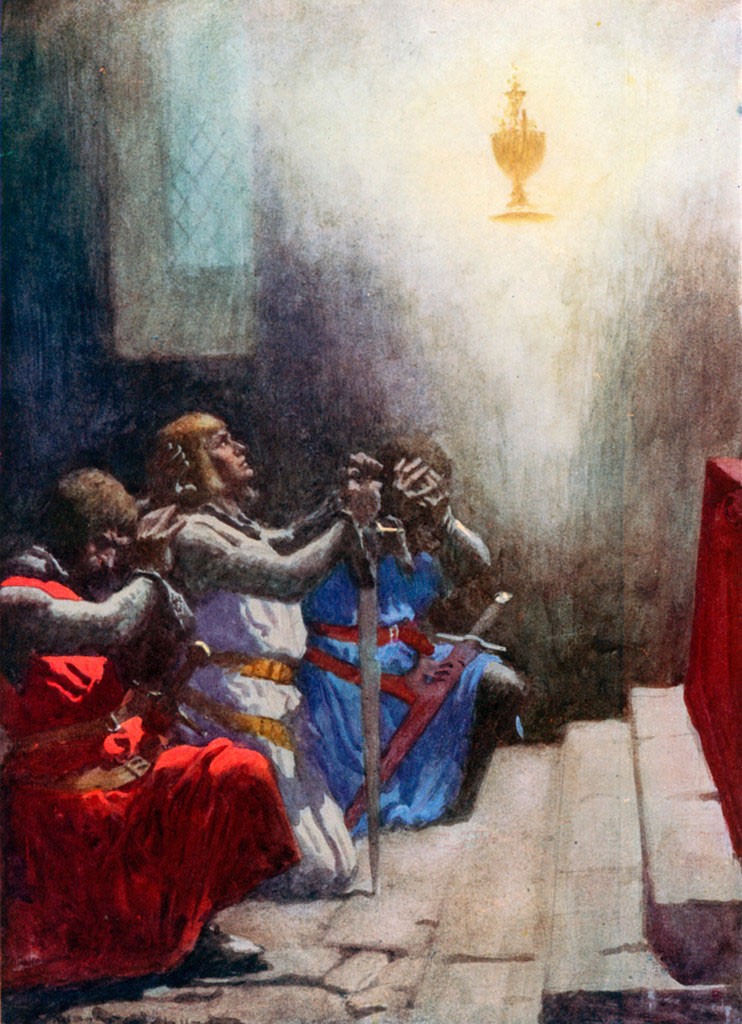 Galahad sees the Holy Grail