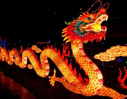 Chinese Dragon Lantern Festival, China 2012