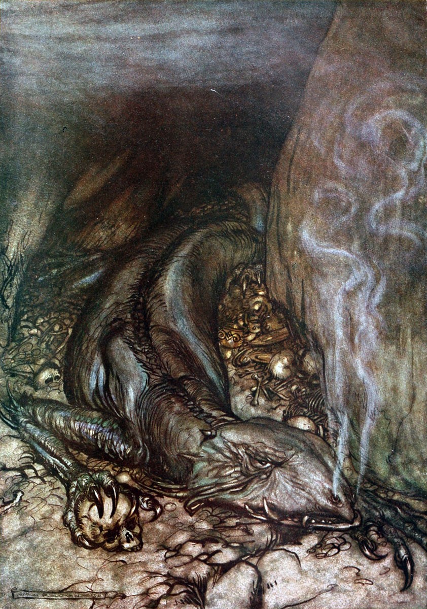 Fafnir guards his treasure