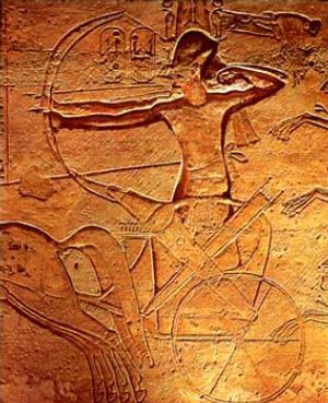Ramesses at the Battle of Kadesh  