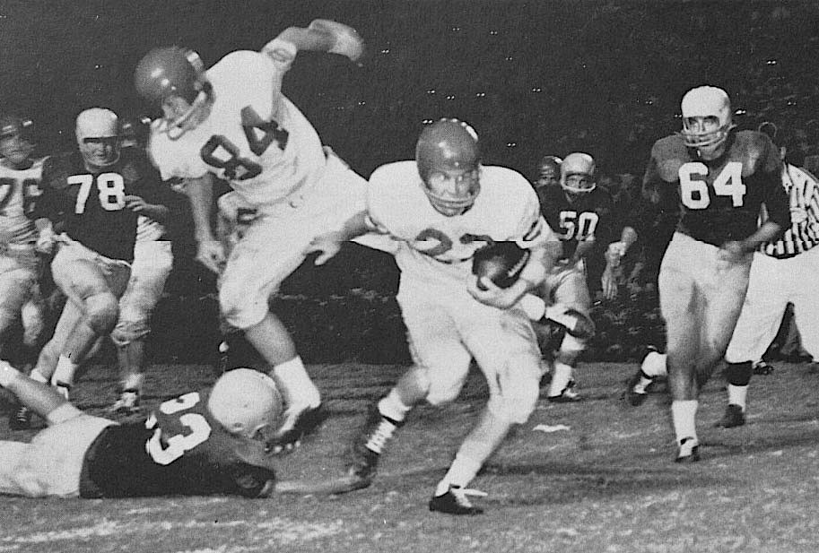 College football game, 1957