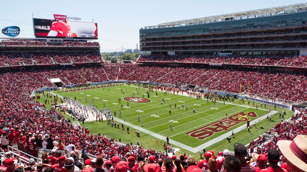 The Levi’s Stadium, home of the San Francisco 49ers