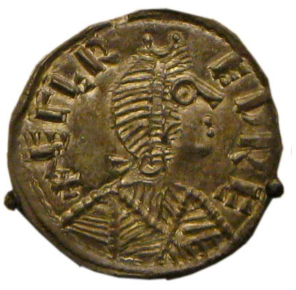 Silver coin from the time of Alfred
