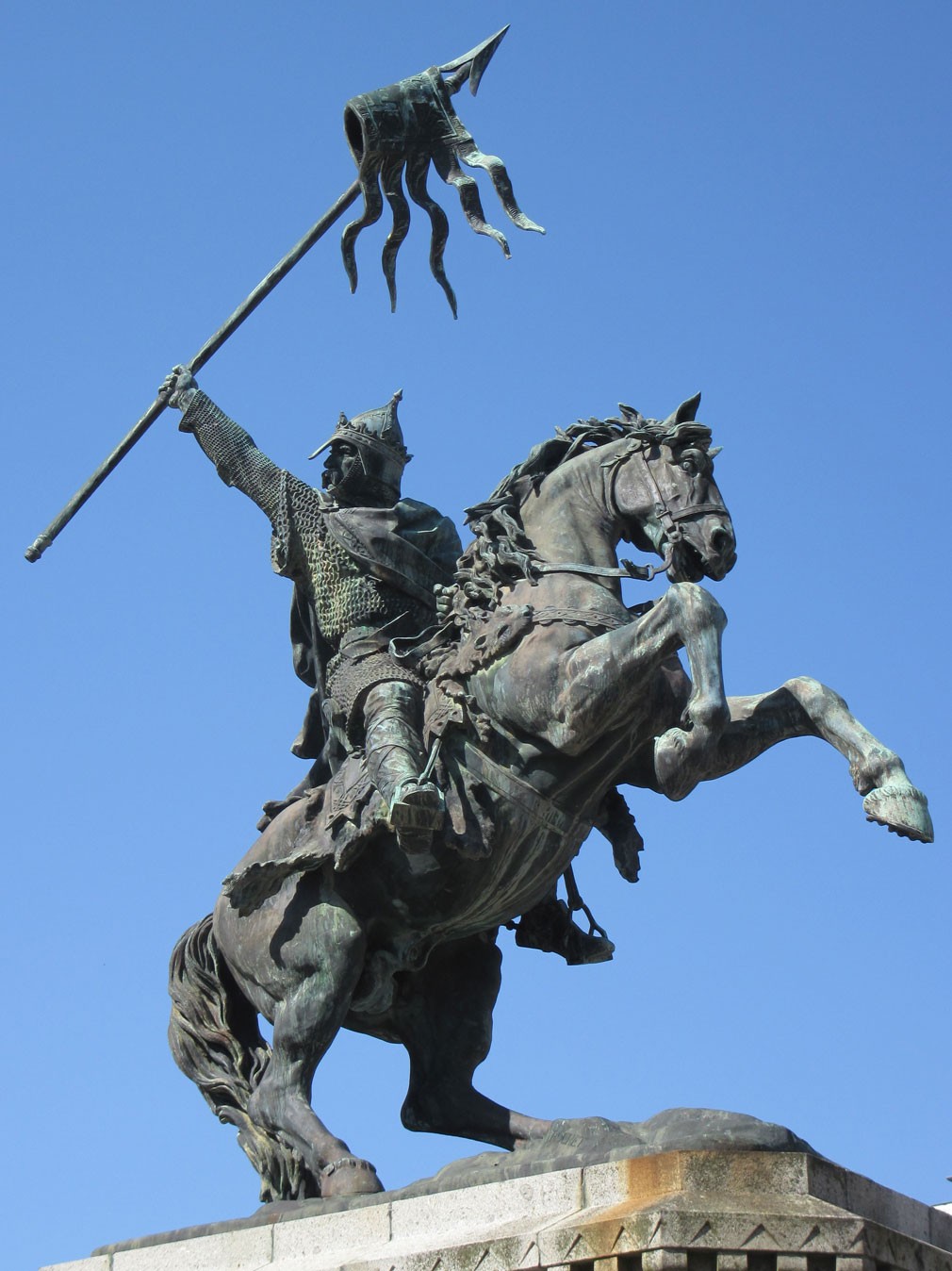 A statue of William at Falaise, France