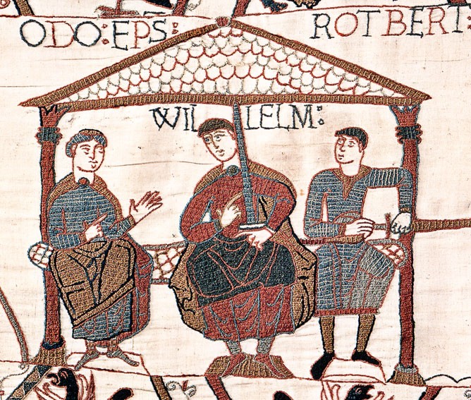 William, as depicted in the Bayeux Tapestry
