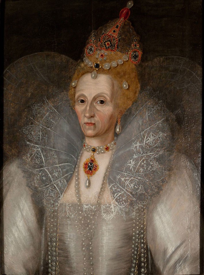 A portrait of Elizabeth in old age