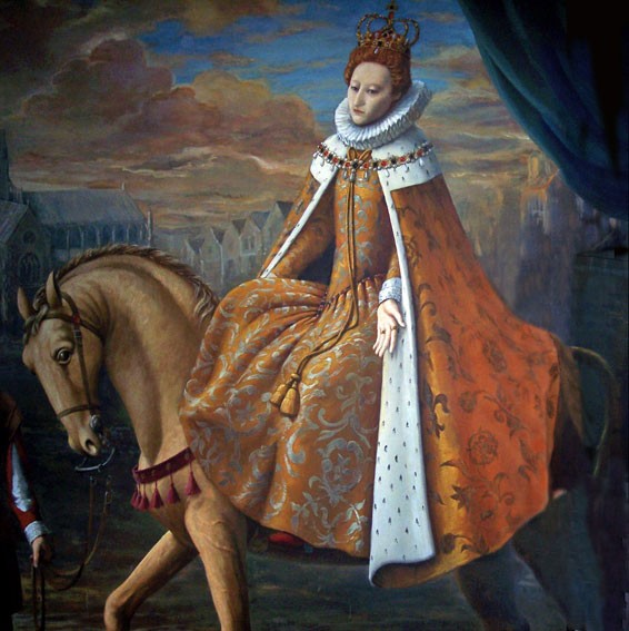 Queen Elizabeth I on horseback