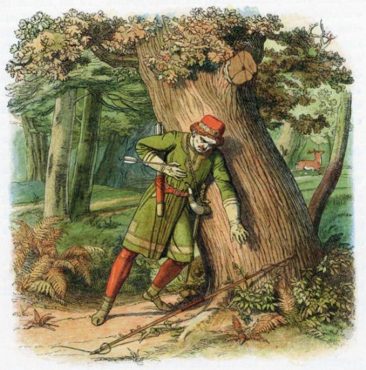 William Rufus is killed in a hunting accident