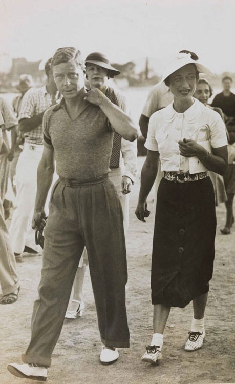 King Edward VIII with Wallis Simpson, 1936