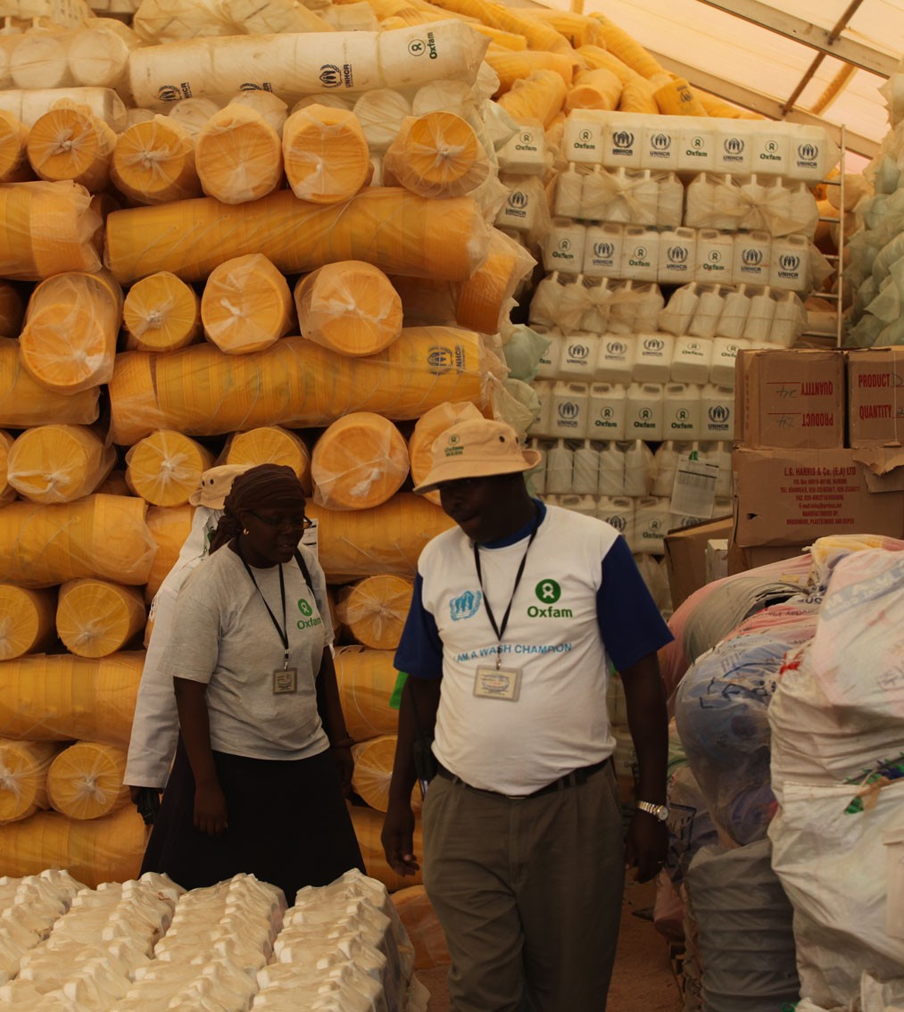 Aid warehouse, Dadaab