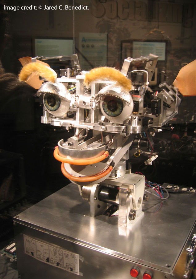 Kismet, a robot head that can imitate expressions
