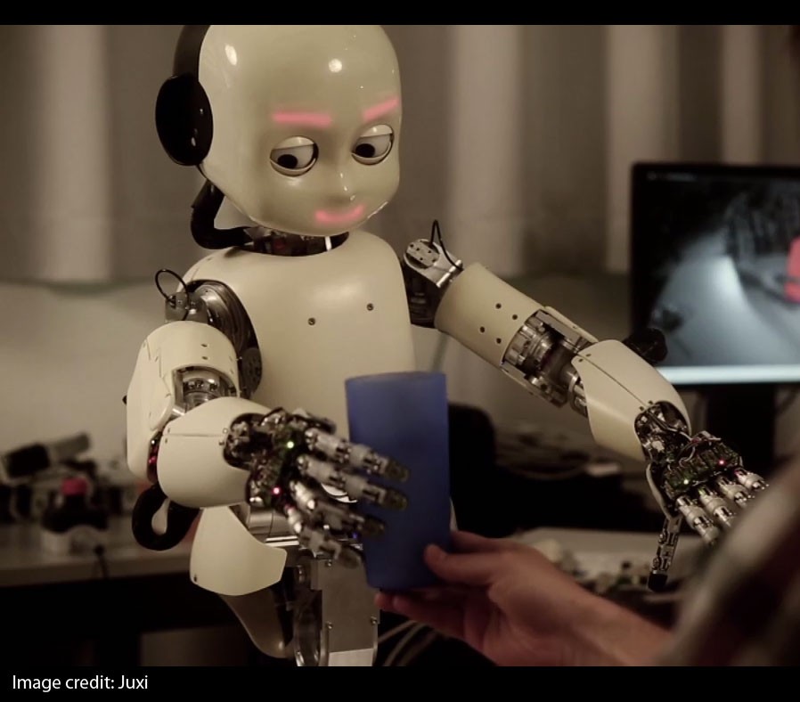 An iCub humanoid robot