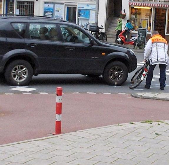 An accident scene