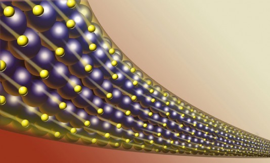 In a current, free electrons move through a conductor.