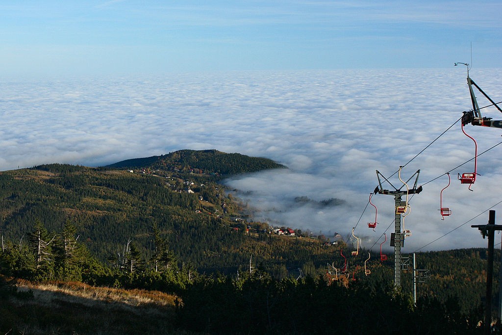 Sometimes the air is warmer at higher altitudes.