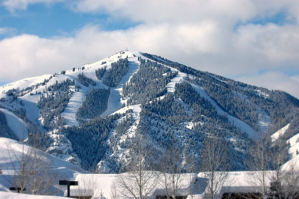 Bald mountain ski runs, Sun Valley