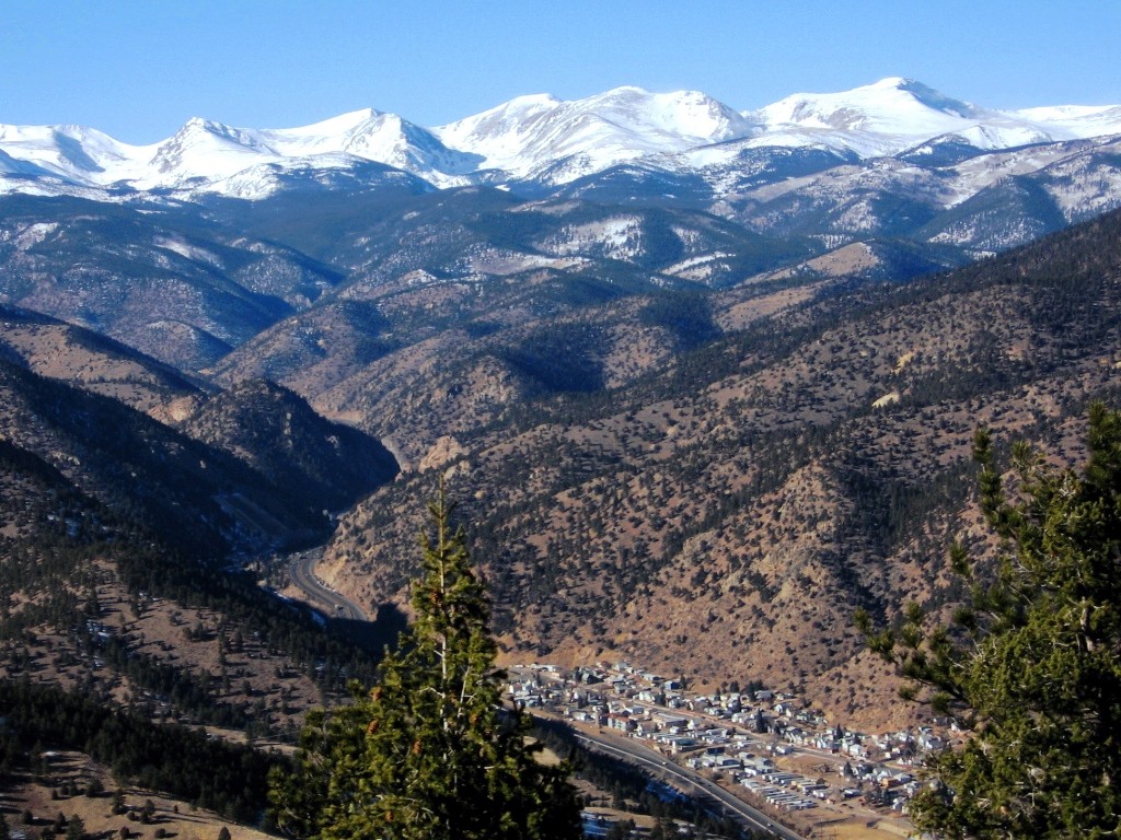 Mountainous landscape near Idaho Springs