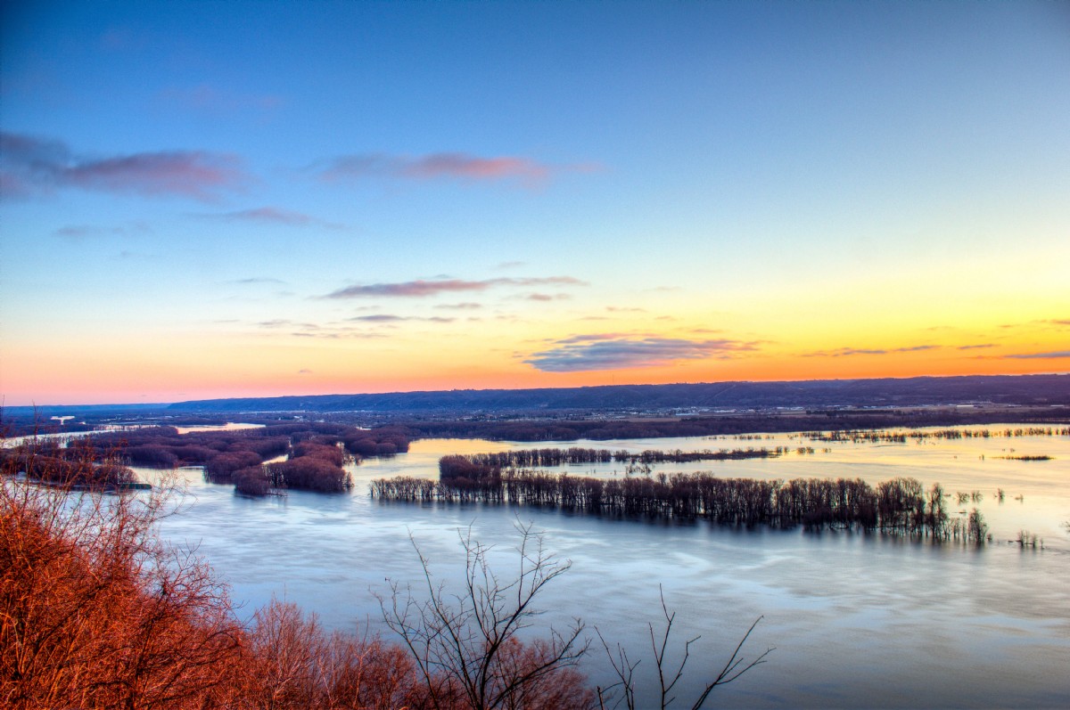 Mississippi River at Pikes Peak State Park