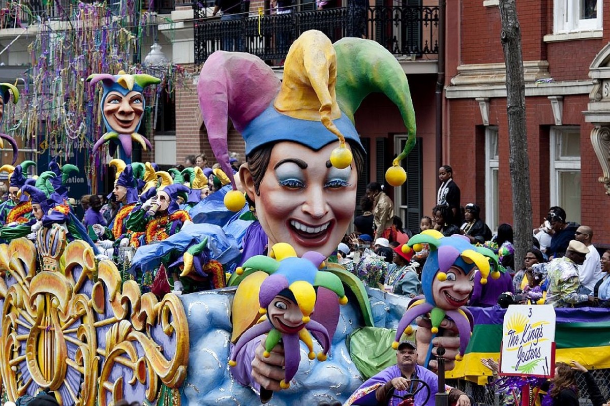 Mardi Gras procession, New Orleans