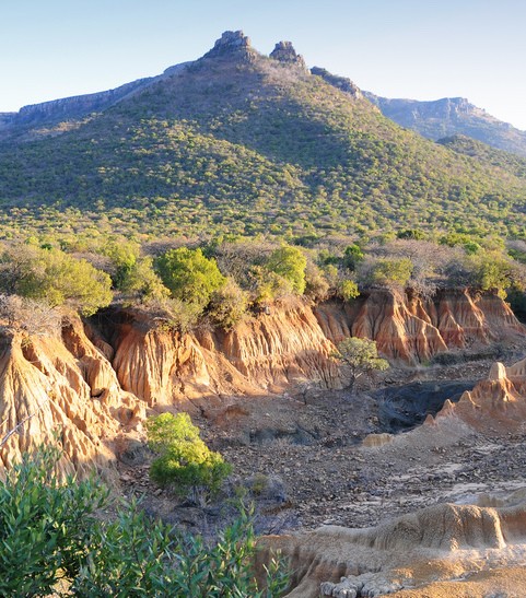 Soil erosion in the Ithala Game Reserve, RSA