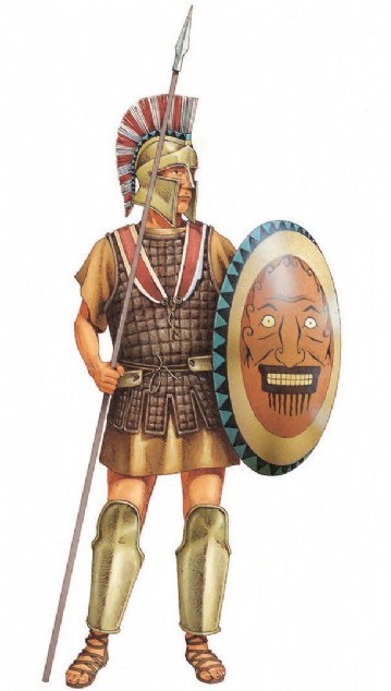 A Spartan warrior