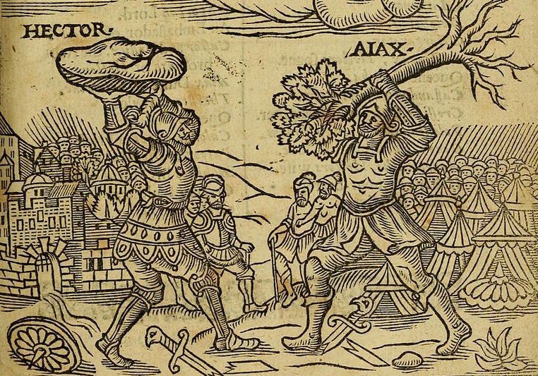 Hector and Ajax in single combat