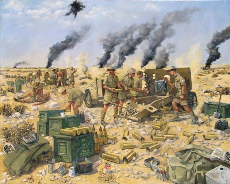 British troops fighting at El Alamein, July 1942