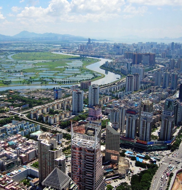 Luohu, a district of Shenzhen