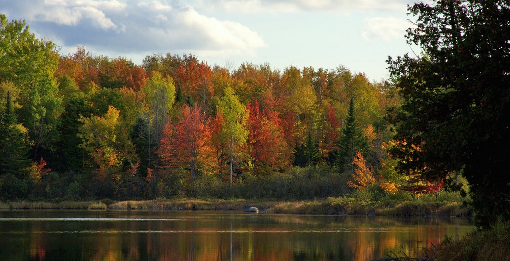 Moosehead Lake in the fall