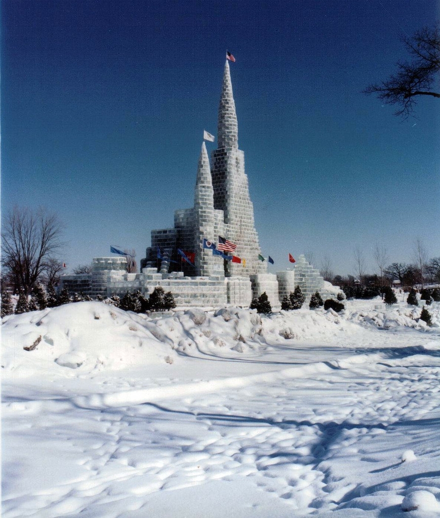 Ice Palace, built for the St Paul Winter Carnival