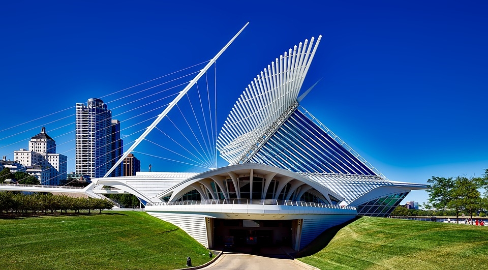 The Calatrava at the Milwaukee Art Museum