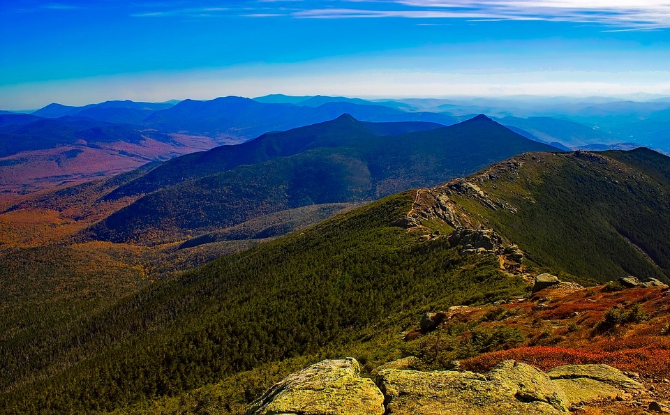A view of the White Mountains