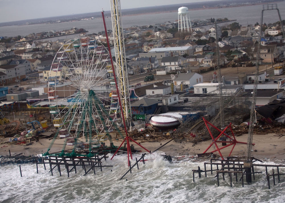 Damage caused by Hurricane Sandy