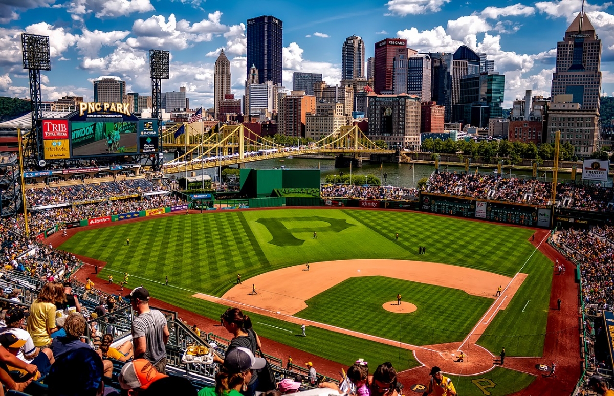 Baseball game at PNC park, Pittsburgh