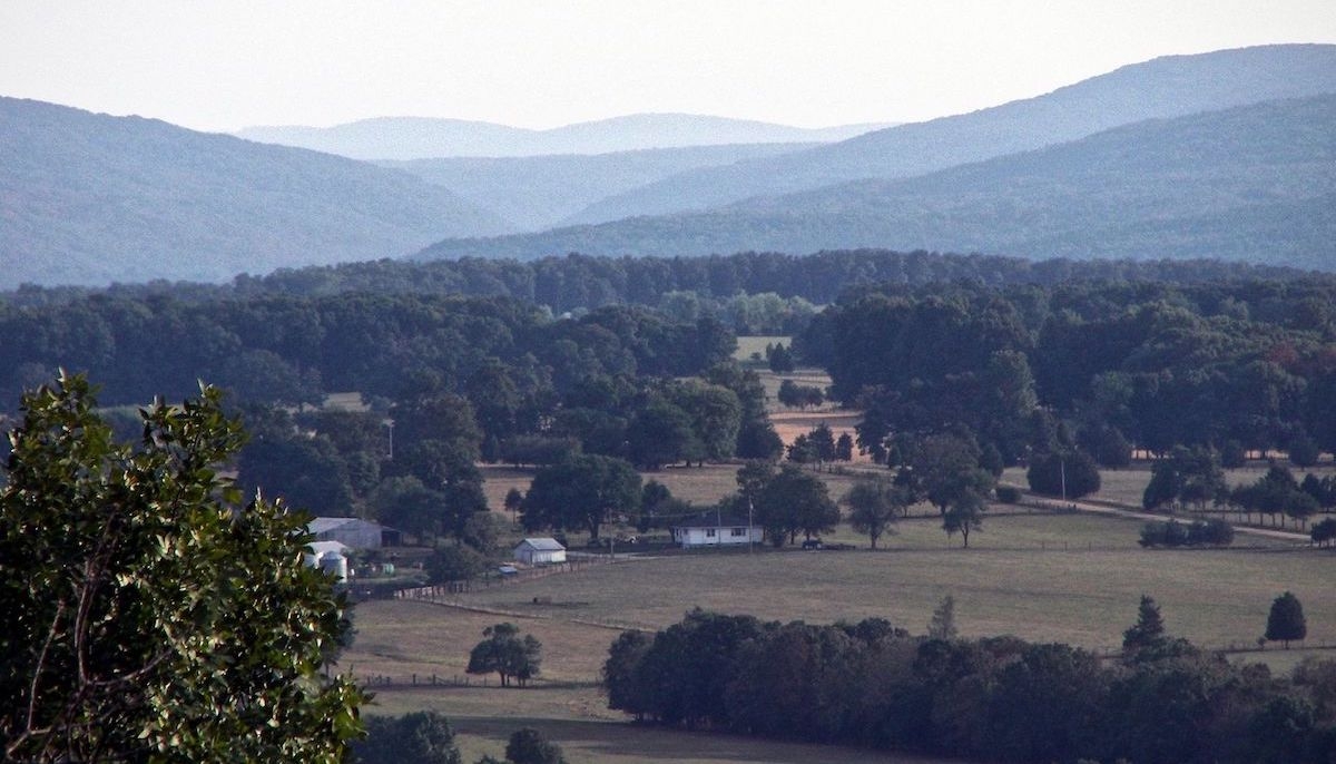 Saint Francois Mountains, part of the Ozarks