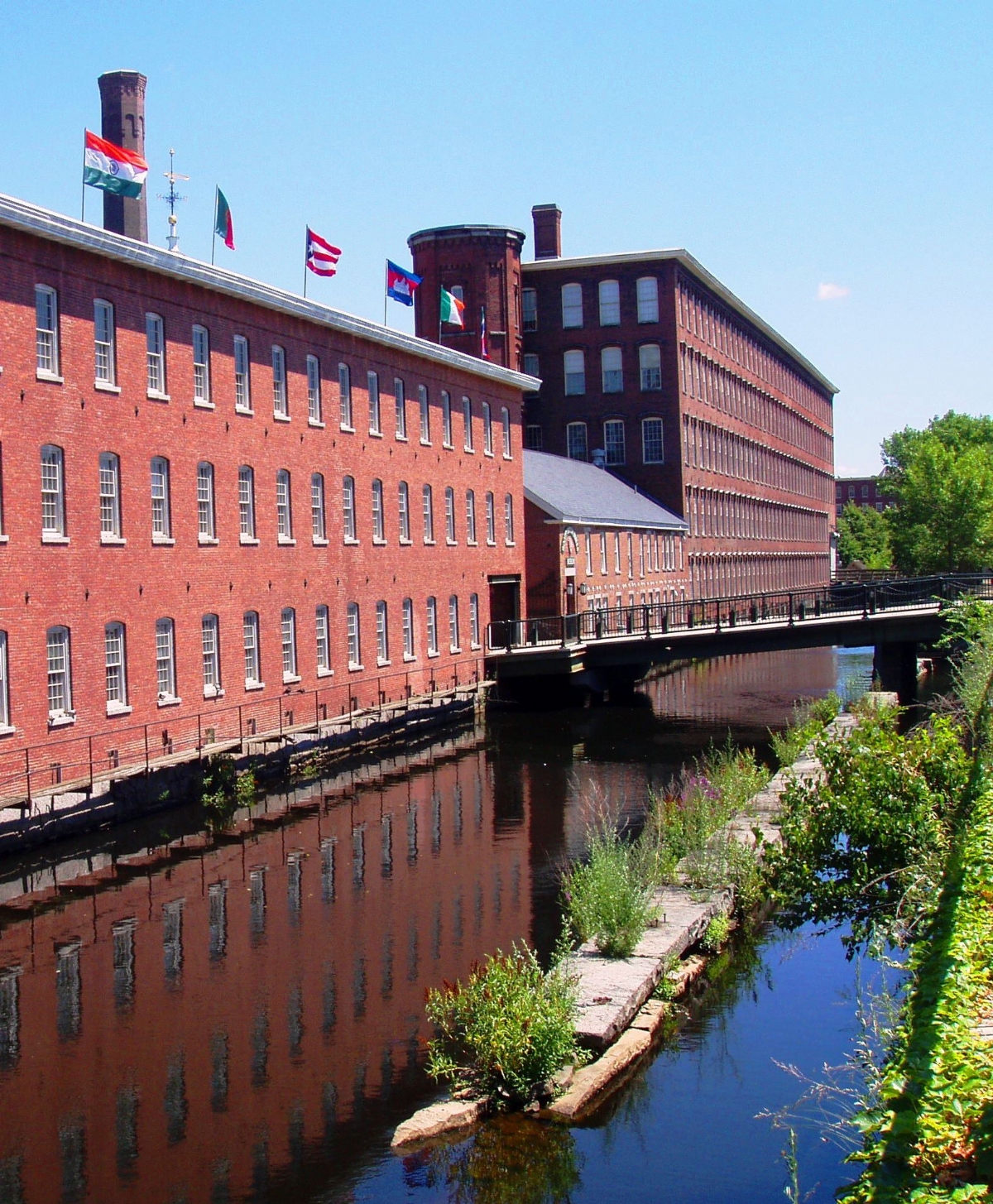 Mill Building (now museum) in Lowell