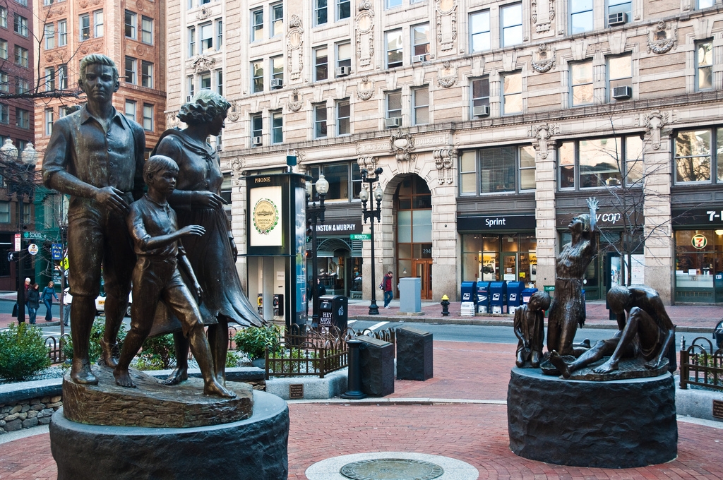 The Boston Irish Famine Memorial