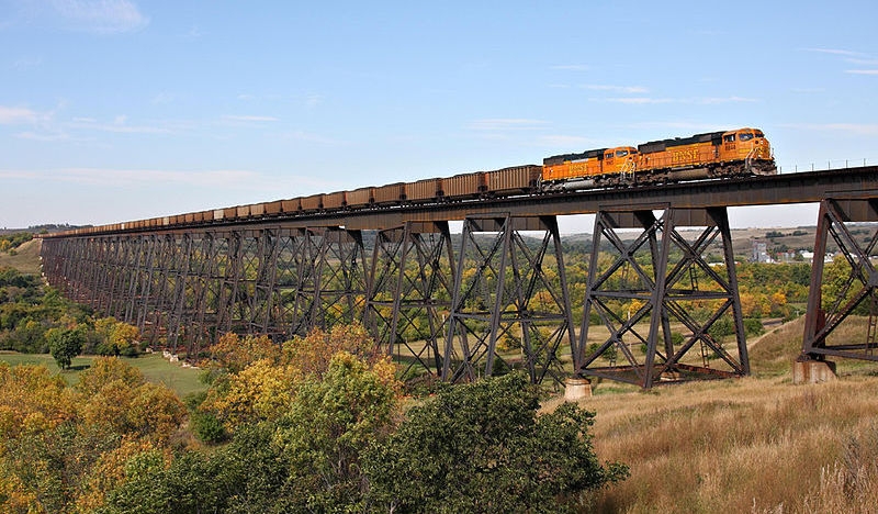 The Hi-Line Bridge across the Sheyenne River