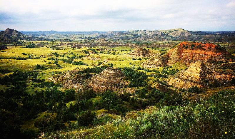 A view of western North Dakota