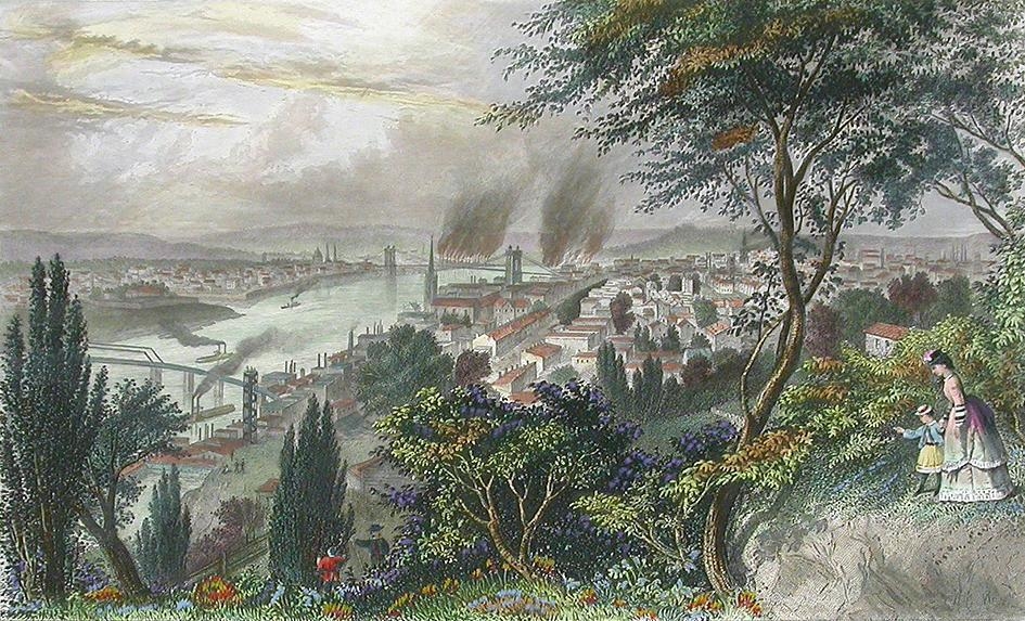 View of Cincinnati in 1872