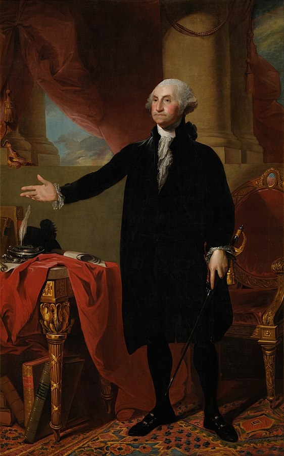 Portrait of George Washington in the White House