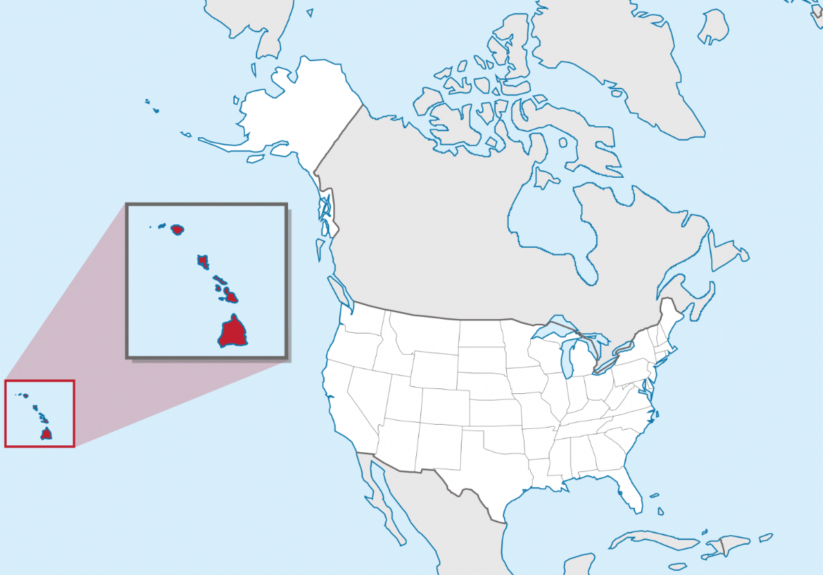 Hawaii location map