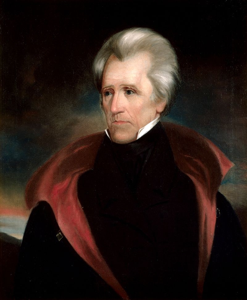 A portrait of Andrew Jackson