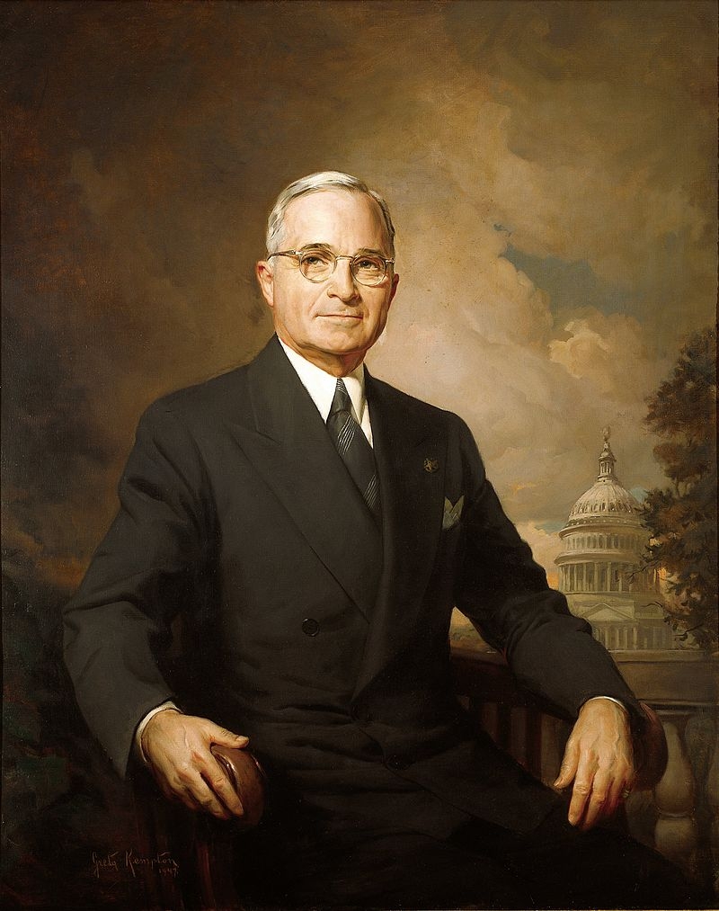 A portrait of Harry S. Truman