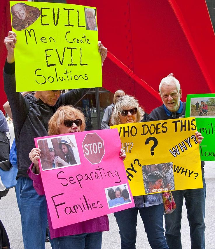 Protest against Trump's family separation policy