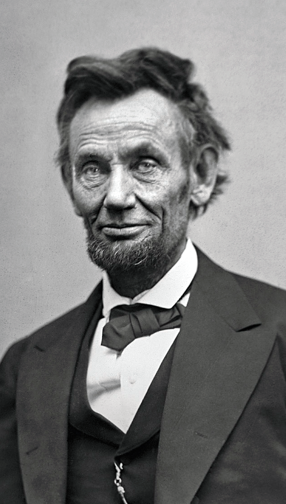 Abraham Lincoln shortly before his death
