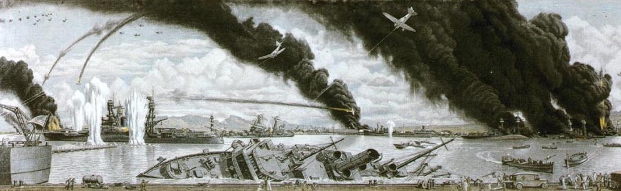 The Japanese attack on Pearl Harbor