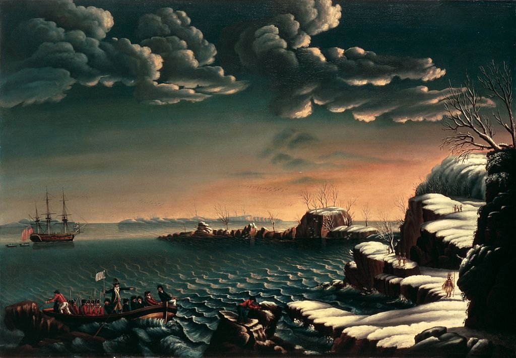 The landing of the Pilgrims in New England