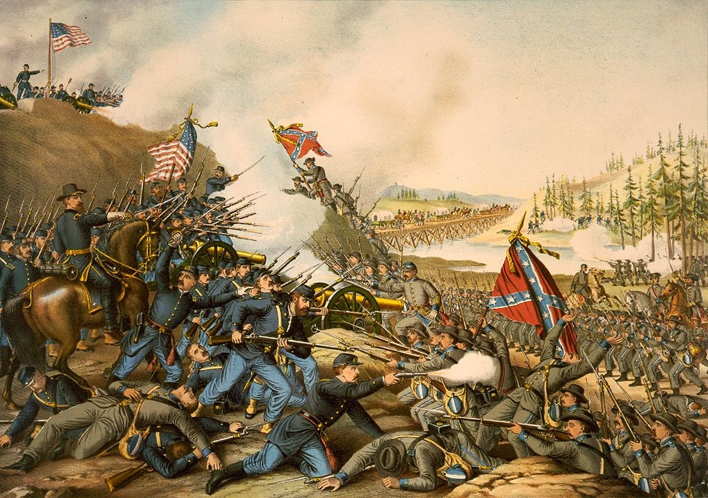 The Battle of Franklin during the Civil War
